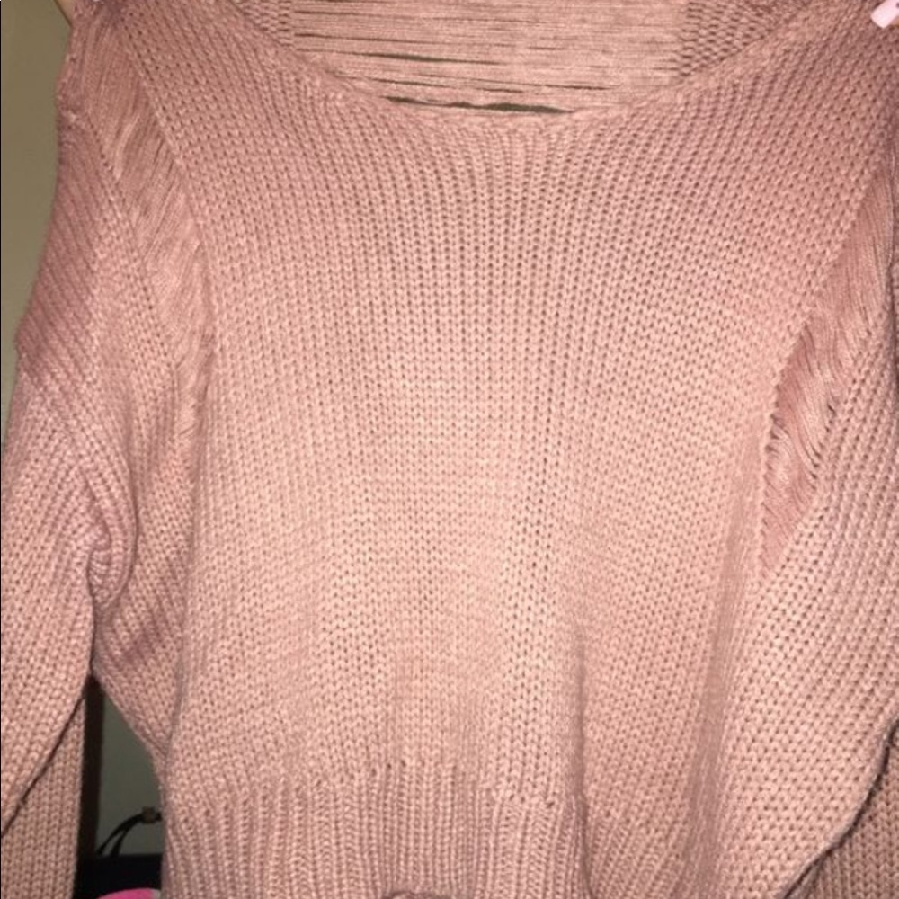 Pink Sweater